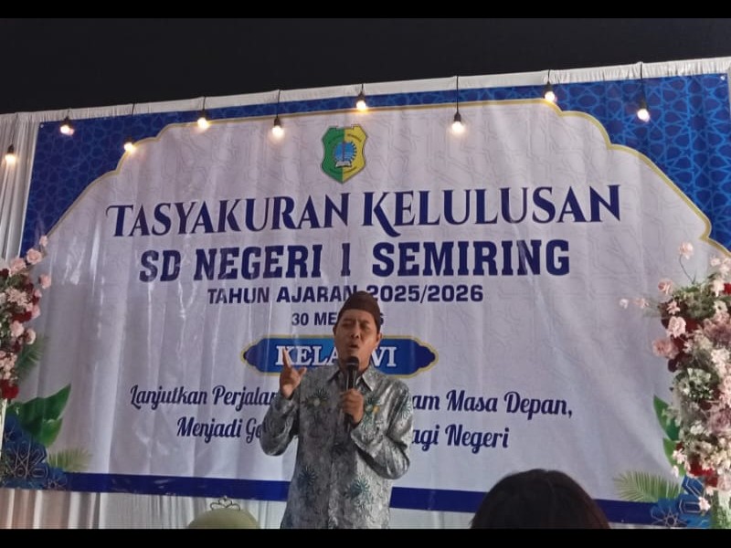 KEGIATAN TASYAKURAN KELULUSAN SDN 1 SEMIRING